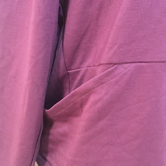 All in Motion Ponte Stretch Sweatshirt Plum Purple - Picture 2 of 8